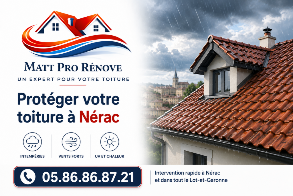 Les gestes essentiels pour protéger votre toiture à Nérac